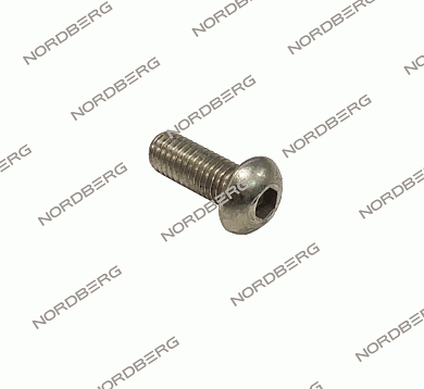 nordberg запчасть болт m8*20 под шестигранник для n3203 и n32035 цб-00001045