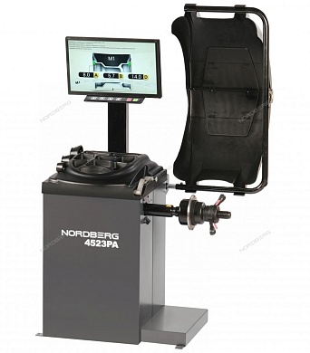 станок балансировочный автоматический с дисплеем, серый nordberg 4523pa(g)