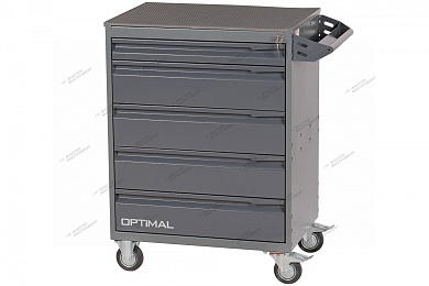 тележка инструментальная, 5 выдвижных ящиков optimal nt215