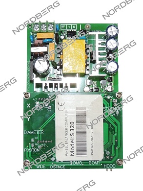плата питания+плата управления для 4523n1 (комплект) nordberg 4523n1#p+mboard
